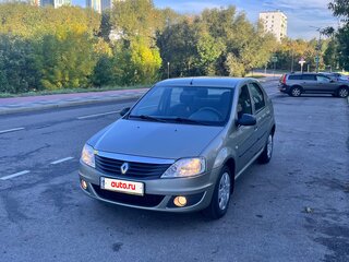 2012 Renault Logan I Рестайлинг, бежевый, 850000 рублей, вид 3