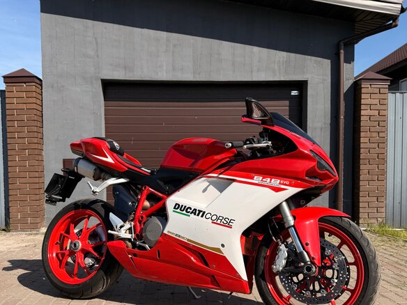 2009 Ducati 848, красный, 619000 рублей