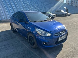2012 Hyundai Solaris I, синий, 489000 рублей, вид 2