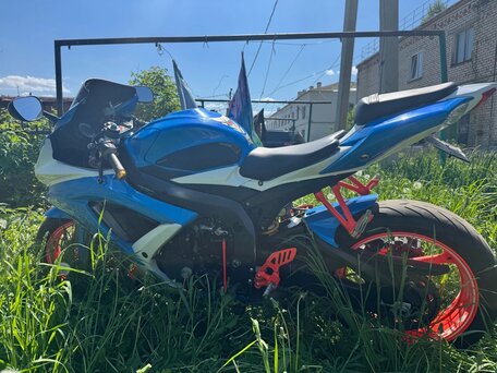2010 Suzuki GSX-R 750, голубой, 680000 рублей, вид 1