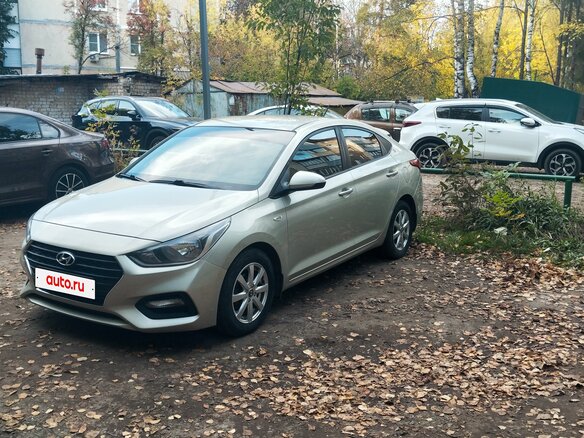 2018 Hyundai Solaris II, бежевый