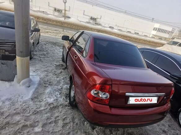 2017 Lada (ВАЗ) Priora I Рестайлинг, красный, 620000 рублей - вид 6