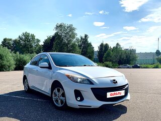 2012 Mazda 3 II (BL) Рестайлинг, белый, 700000 рублей, вид 4