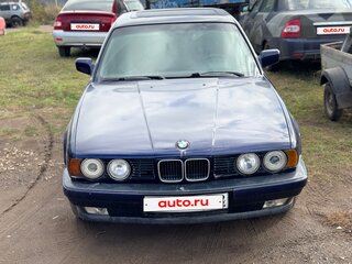 1990 BMW 5 серии 524d III (E34), синий, 280000 рублей, вид 3