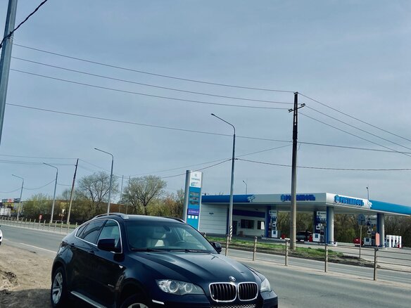 2010 BMW X6 35i 8-speed I (E71), синий, 1830000 рублей - вид 1