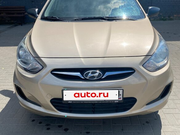 2012 Hyundai Solaris I, бежевый