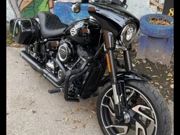 2021 Harley-Davidson Sport Glide, чёрный, 1400000 рублей