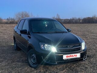 2012 Lada (ВАЗ) Granta I, чёрный, 360000 рублей, вид 2