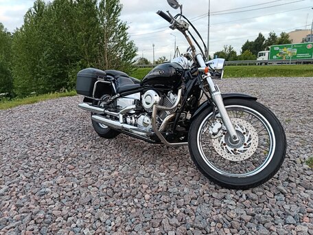 2006 Yamaha XVS400 Drag Star, чёрный, 440000 рублей, вид 2