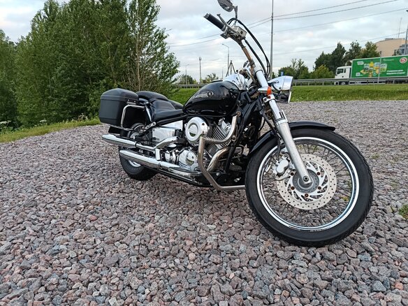 2006 Yamaha XVS400 Drag Star, чёрный, 440000 рублей - вид 1
