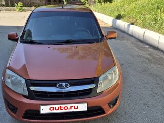 2013 Lada (ВАЗ) Granta I, оранжевый, 430000 рублей, вид 1
