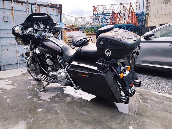 2011 Harley-Davidson Electra Glide, фиолетовый, 610000 рублей - вид 1