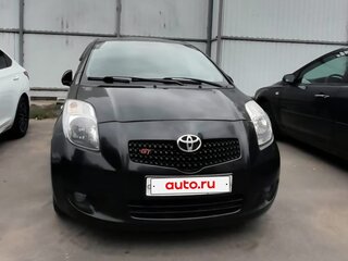 2008 Toyota Yaris II, чёрный, 380000 рублей, вид 1