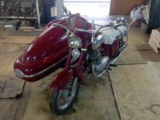 1968 Jawa 350/360, пурпурный, 1500000 рублей, вид 1