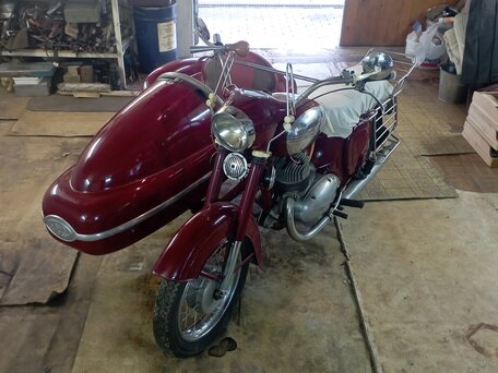1968 Jawa 350/360, пурпурный, 1500000 рублей, вид 1