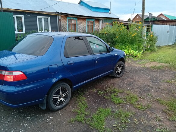 2008 Fiat Albea I Рестайлинг, синий, 230000 рублей - вид 6