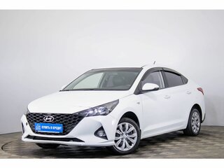 2020 Hyundai Solaris II Рестайлинг, белый, 999000 рублей, вид 3