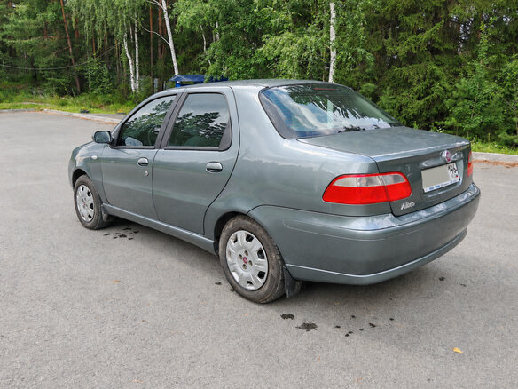 2009 Fiat Albea I Рестайлинг, серый, 395000 рублей - вид 6