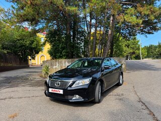 2013 Toyota Camry VII (XV50), чёрный, 1725000 рублей, вид 2