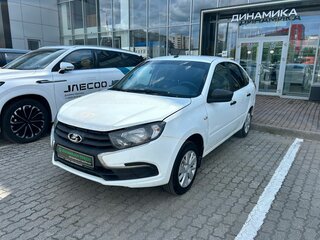 2019 Lada (ВАЗ) Granta I Рестайлинг, белый, 473000 рублей, вид 1