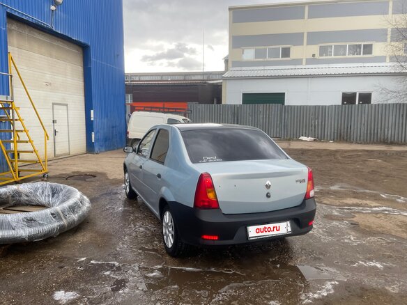 2007 Renault Logan I, серый, 260000 рублей - вид 5