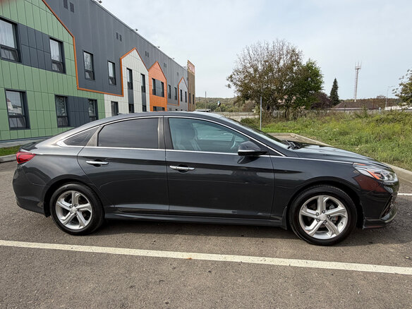 2018 Hyundai Sonata VII (LF) Рестайлинг, серый - вид 6