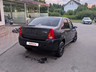 2007 Renault Logan I, серый, 360000 рублей, вид 5