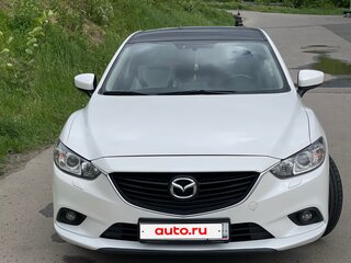 2016 Mazda 6 III (GJ) Рестайлинг, белый, 1970000 рублей, вид 2