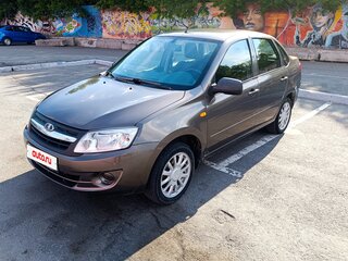 2014 Lada (ВАЗ) Granta I, коричневый, 475000 рублей, вид 1
