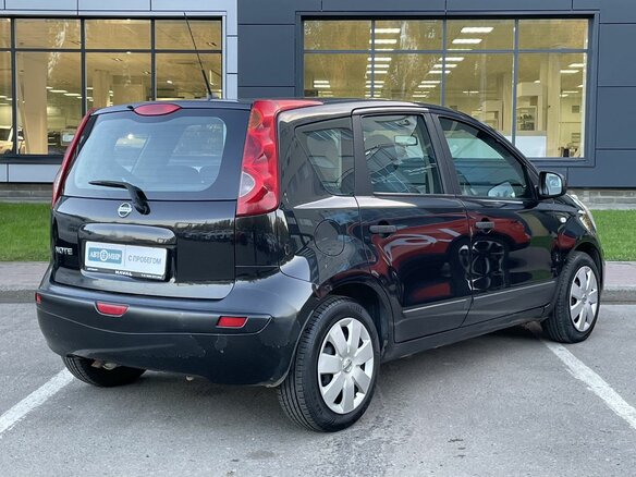 2007 Nissan Note I, чёрный - вид 4