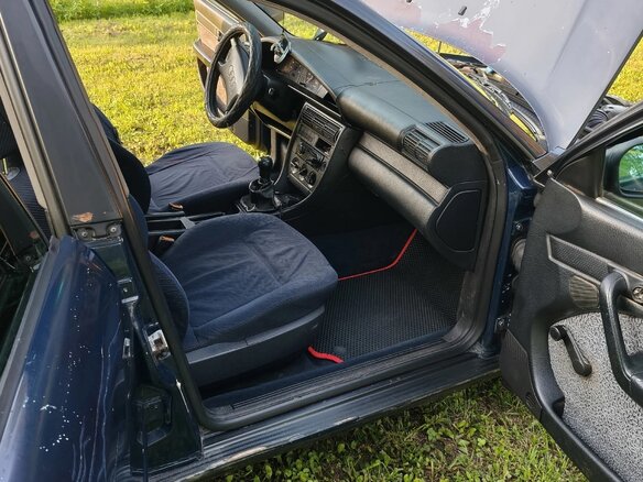 1992 Audi 100 IV (C4), синий, 165000 рублей - вид 14