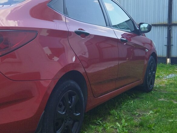 2012 Hyundai Solaris I, красный, 910000 рублей - вид 13