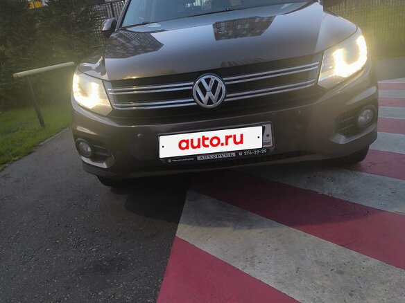 2014 Volkswagen Tiguan I Рестайлинг, коричневый, 1220000 рублей - вид 15