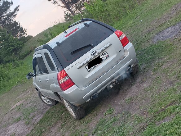 2006 Kia Sportage II, серебристый, 550000 рублей - вид 2