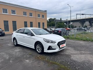 2018 Hyundai Sonata VII (LF) Рестайлинг, белый, 1100000 рублей, вид 3