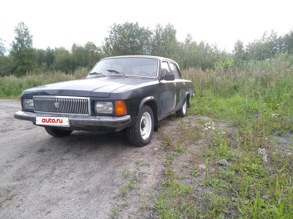 1985 ГАЗ 3102 «Волга», чёрный, 170000 рублей
