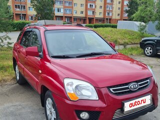 2008 Kia Sportage II Рестайлинг, красный, 739000 рублей, вид 2