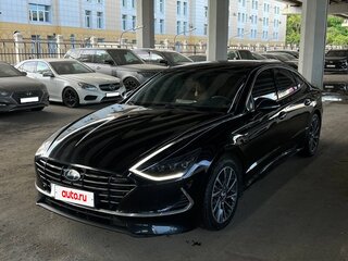 2021 Hyundai Sonata VIII (DN8), чёрный, 1494385 рублей, вид 2