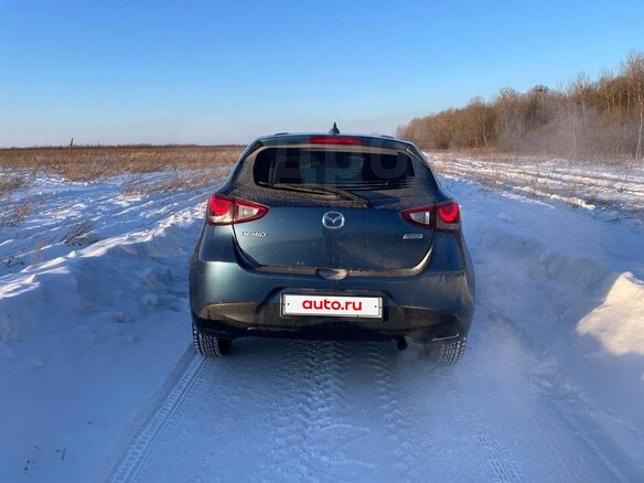 2017 Mazda Demio IV (DJ), синий, 890000 рублей - вид 8