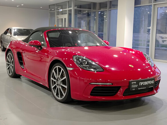 2017 Porsche Boxster IV 718 (982), красный - вид 2