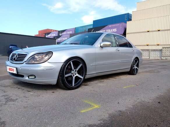 2000 Mercedes-Benz S-Класс 320 Long IV (W220), серебристый - вид 14