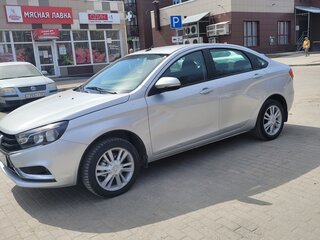 2016 Lada (ВАЗ) Vesta I, серебристый, 890000 рублей, вид 1