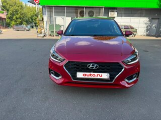 2019 Hyundai Solaris II, красный, 1110000 рублей, вид 2