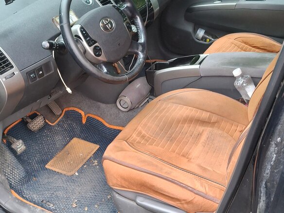 2008 Toyota Prius II Рестайлинг (XW20), чёрный, 575000 рублей - вид 5