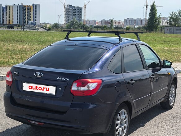 2016 Lada (ВАЗ) Granta I, синий, 320000 рублей - вид 4