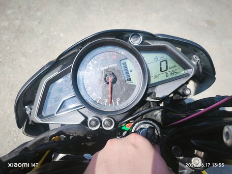 2014 Bajaj Pulsar NS 200, жёлтый, 180000 рублей, вид 4