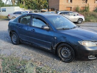 2006 Mazda 3 I (BK) Рестайлинг, синий, 170000 рублей, вид 3