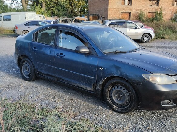 2006 Mazda 3 I (BK) Рестайлинг, синий, 170000 рублей - вид 2