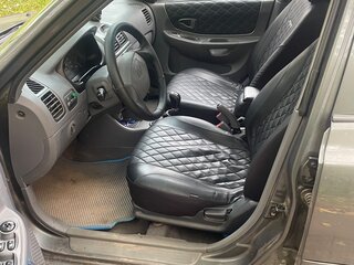 2003 Hyundai Accent ТагАЗ II, серый, 150000 рублей, вид 5
