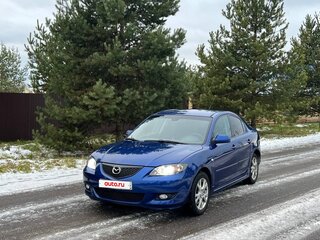 2006 Mazda 3 I (BK) Рестайлинг, синий, 450000 рублей, вид 1